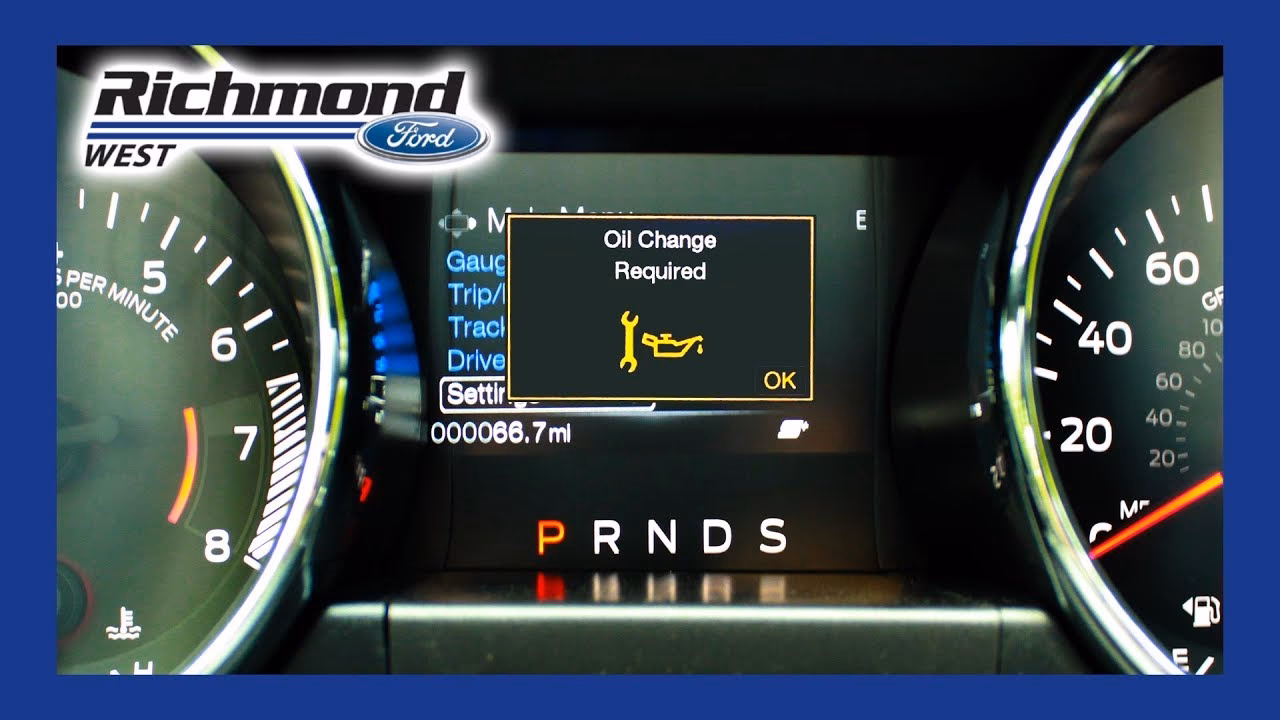 How do I Reset my Check Engine oil light?