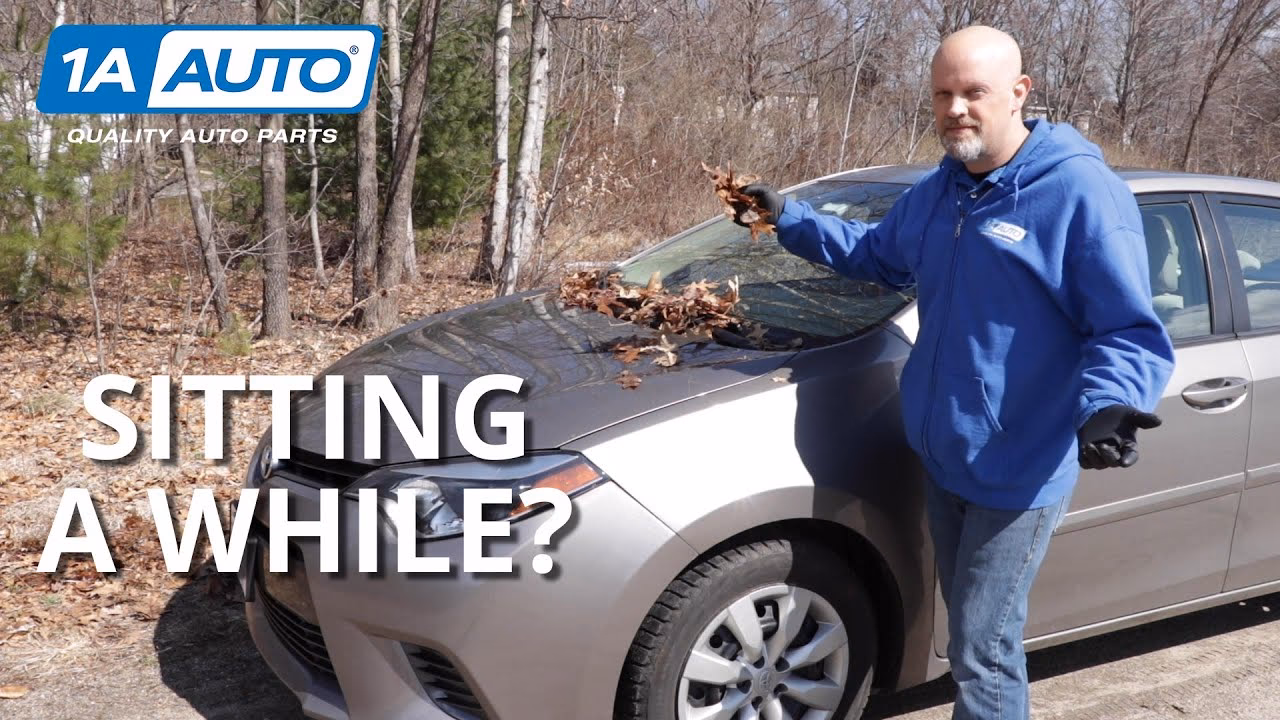 What should I do if my car has been sitting a long time?