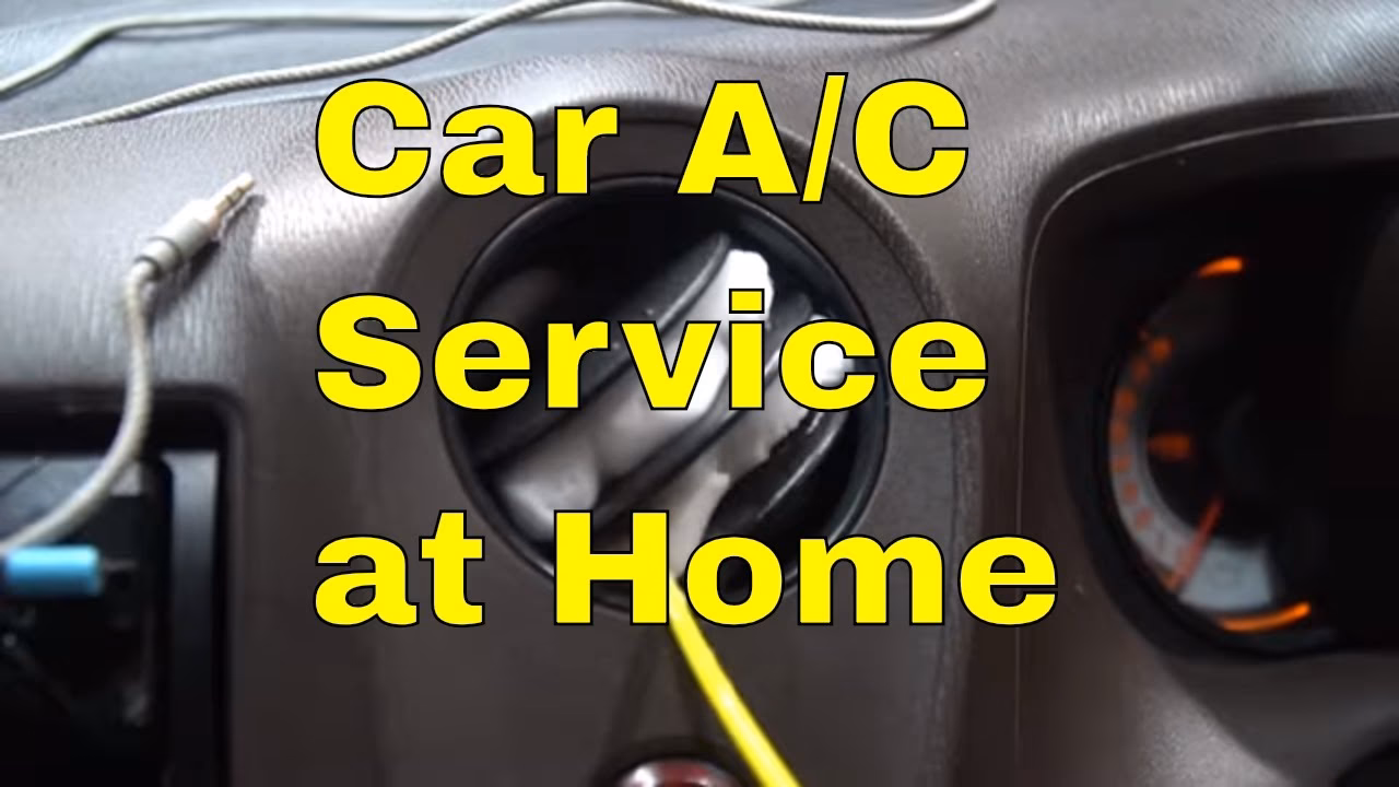 Should I discharge my car AC at home?