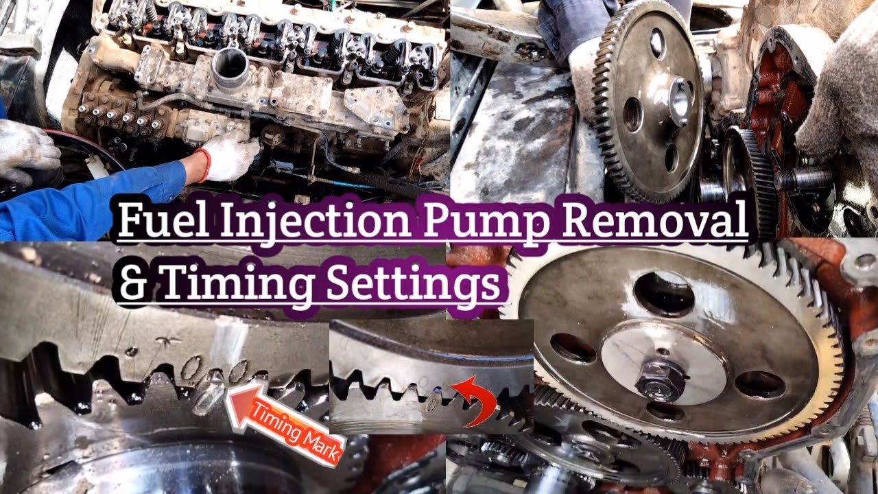 How do you adjust a fuel pump timing?