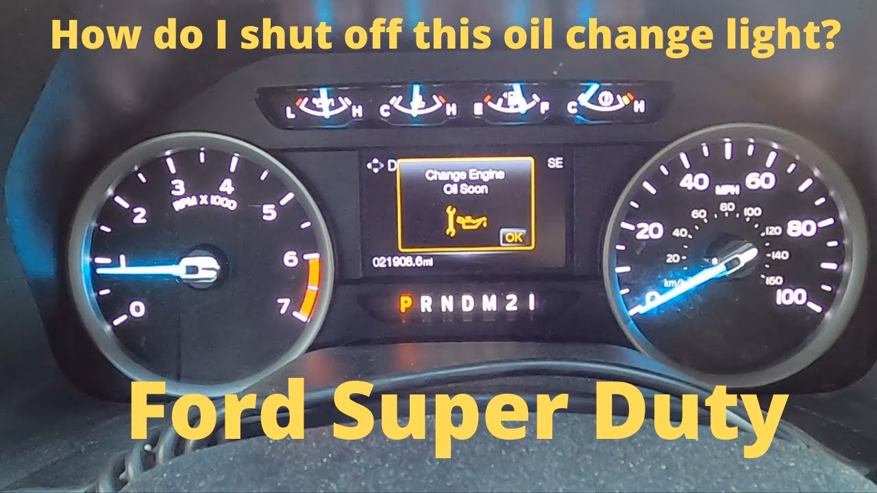 How do I Reset my engine oil light?