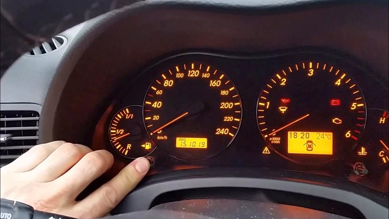 Is the Toyota Avensis oil maintenance reset?