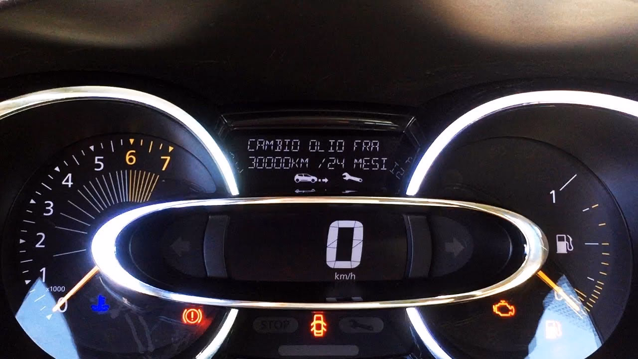 How do I Reset my Renault Clio 2 service light?