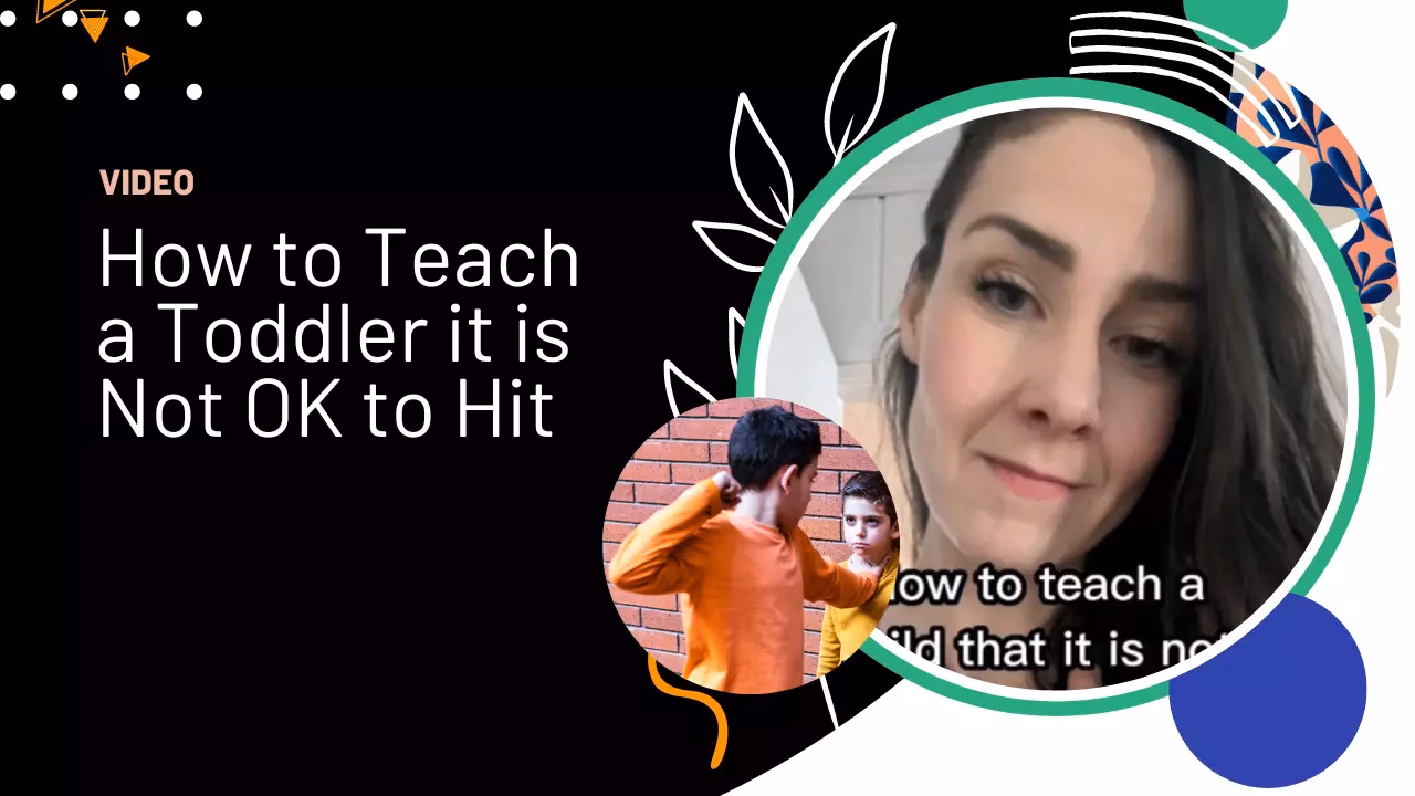 How do you teach a child not to hurt you?
