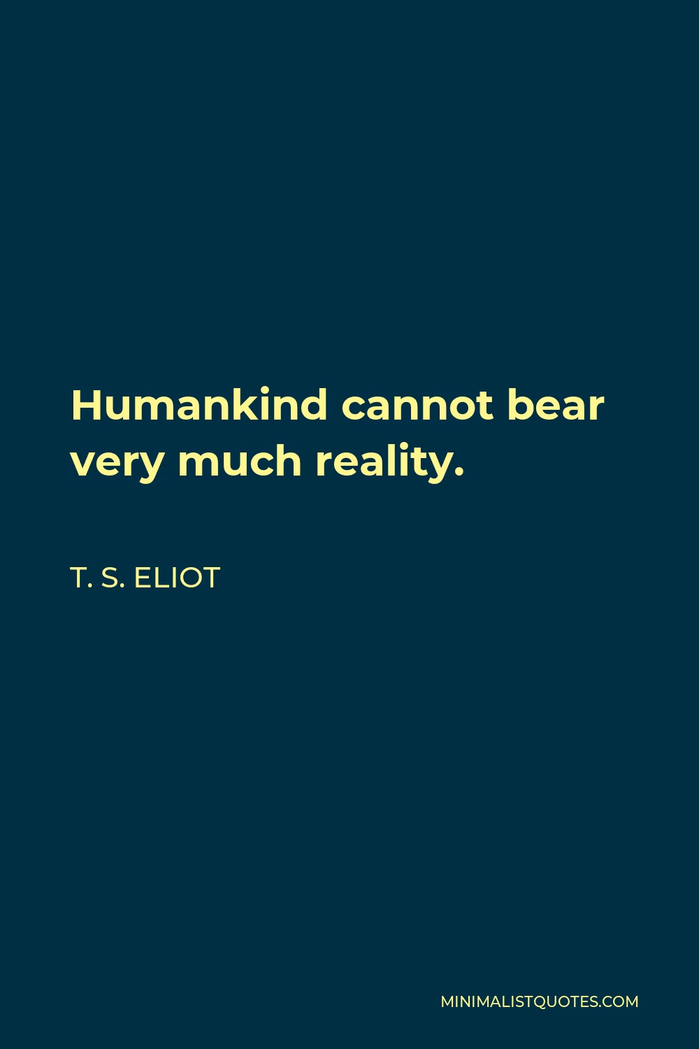 What is Eliot's insight into the fragility of human nature?
