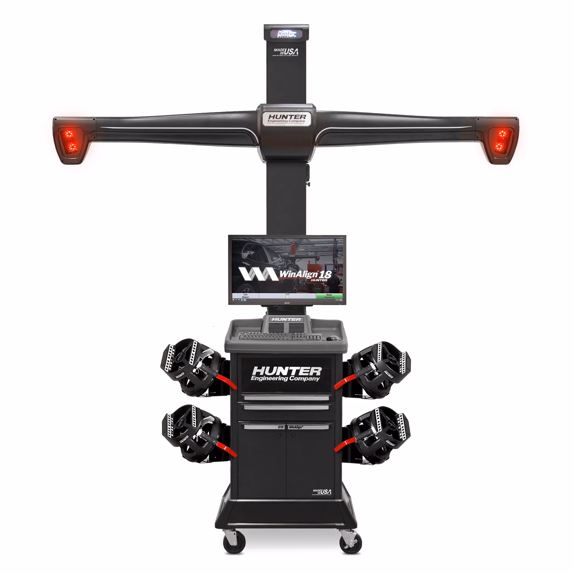 What is a hunter Hawkeye elite® wheel alignment?