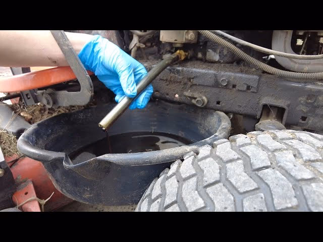 How long does it take to change oil on Husqvarna?