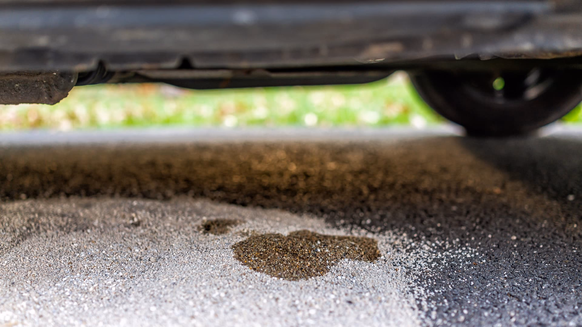 How do you repair a hydraulic leak?