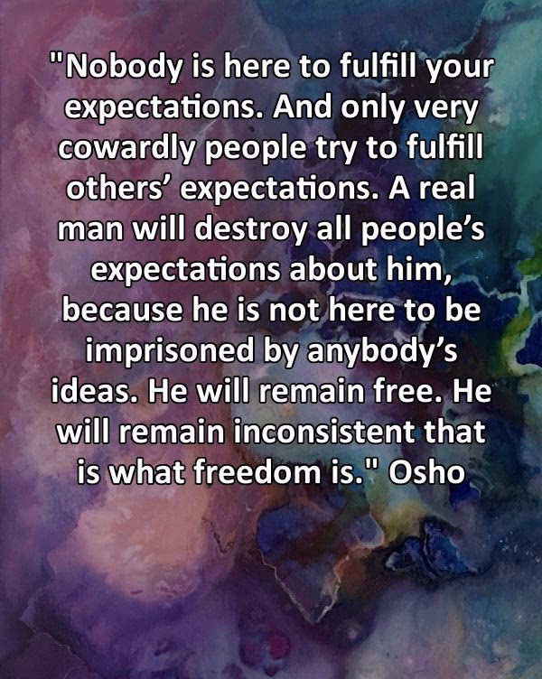 What do you mean by fulfill expectations?