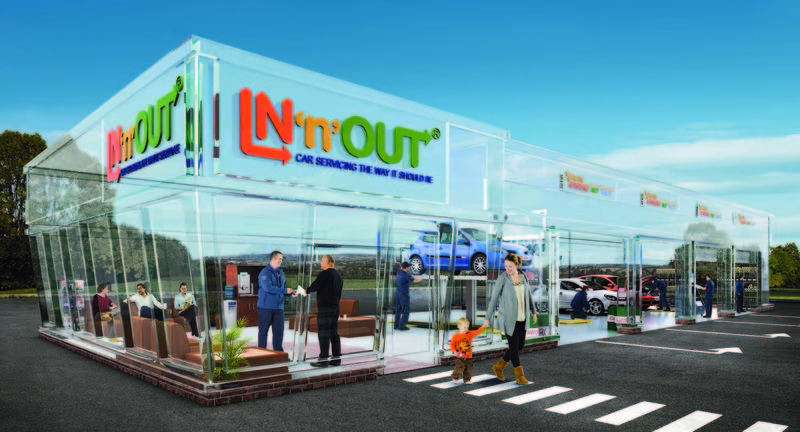 What does in & out Autocentres do?
