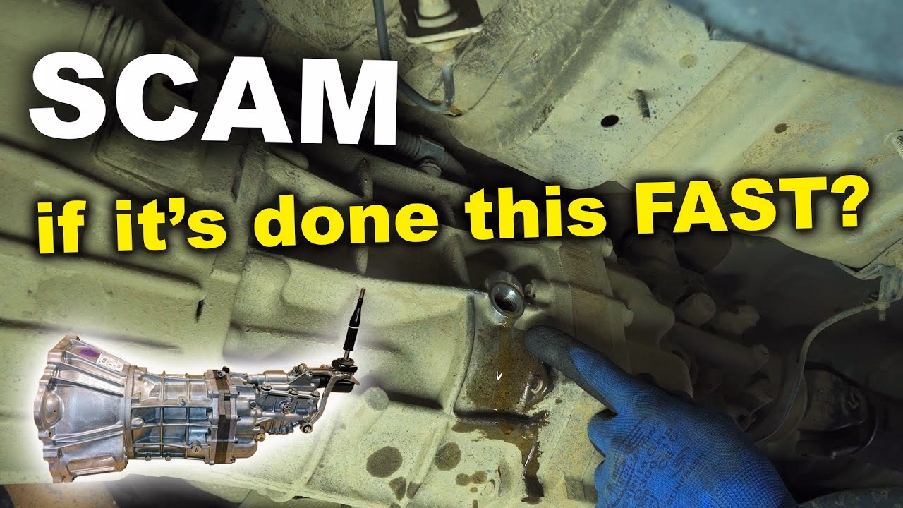 Why should you be careful when changing industrial gear oil?