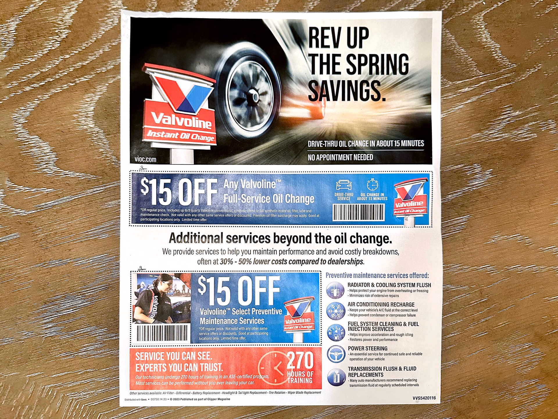 What specials does Infiniti offer on its tires?