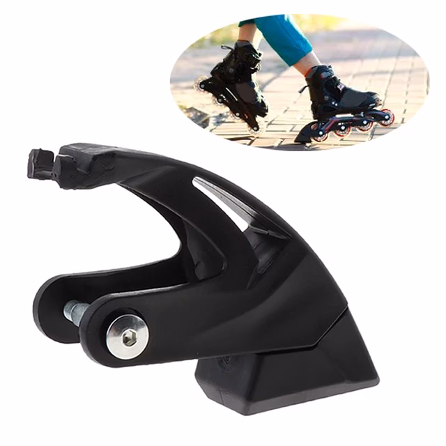 How do you remove a brake from an inline skater?