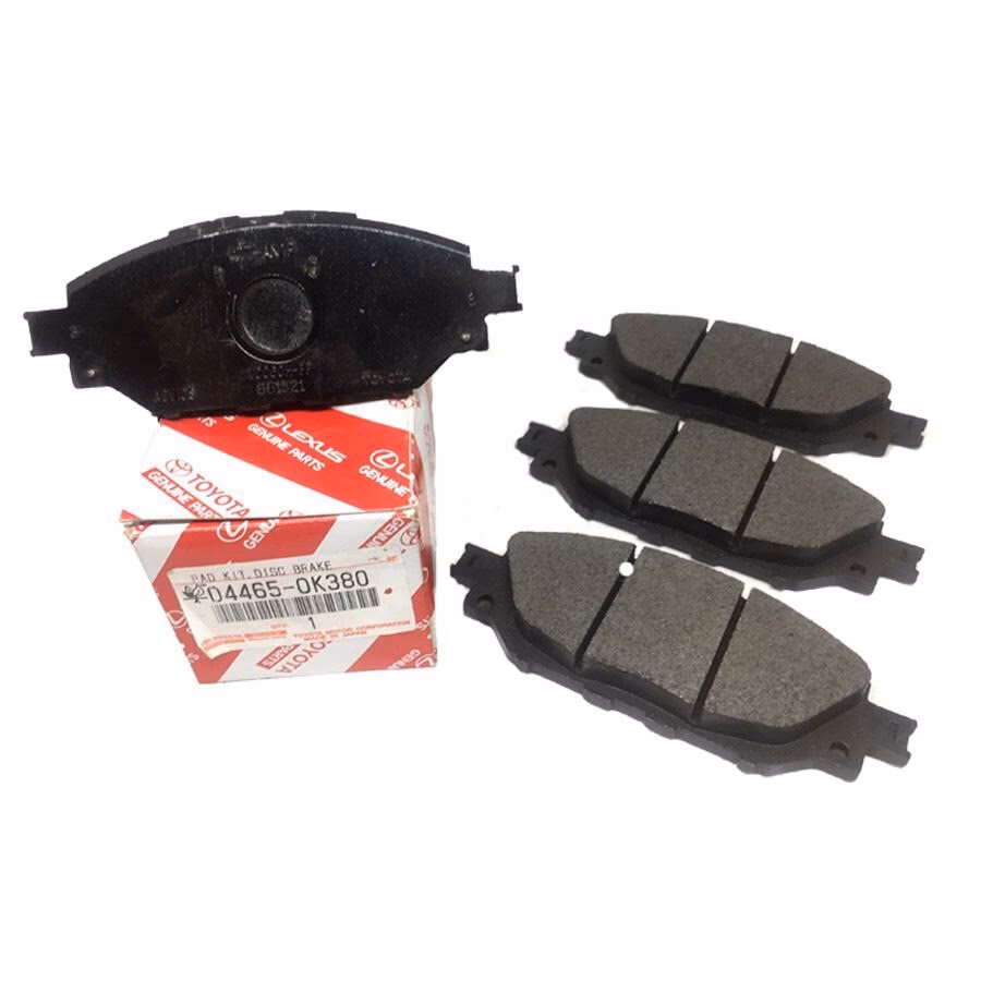 How many front disc brake pads are in a pack?