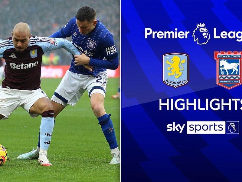 Did Liam Delap score twice in Ipswich Town vs Aston Villa?