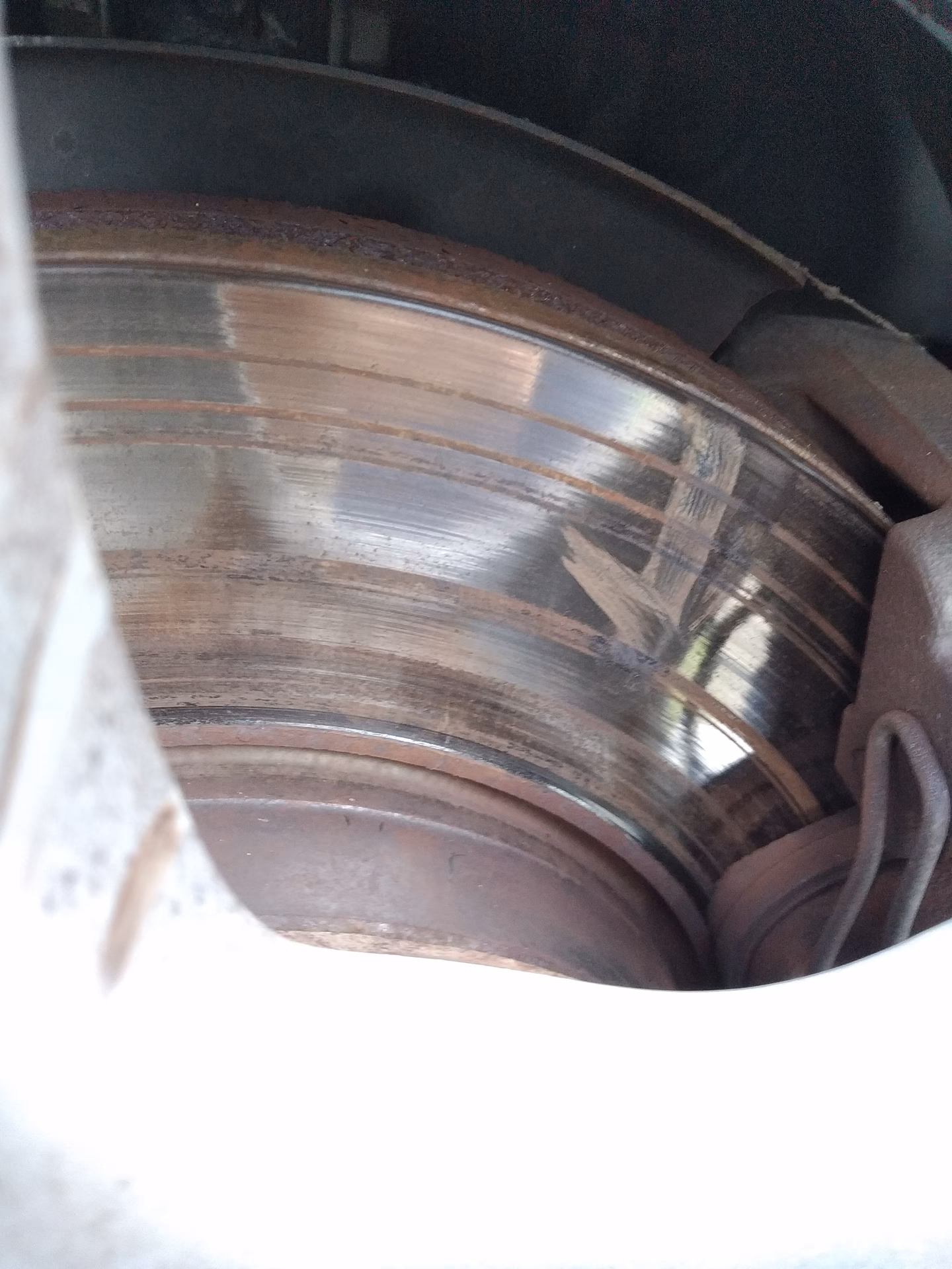 Will a brake disc or drum fail if weakened?