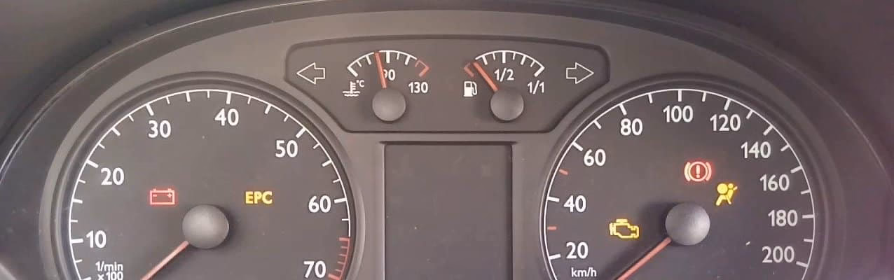 What does the EPC warning light mean on a Volkswagen?