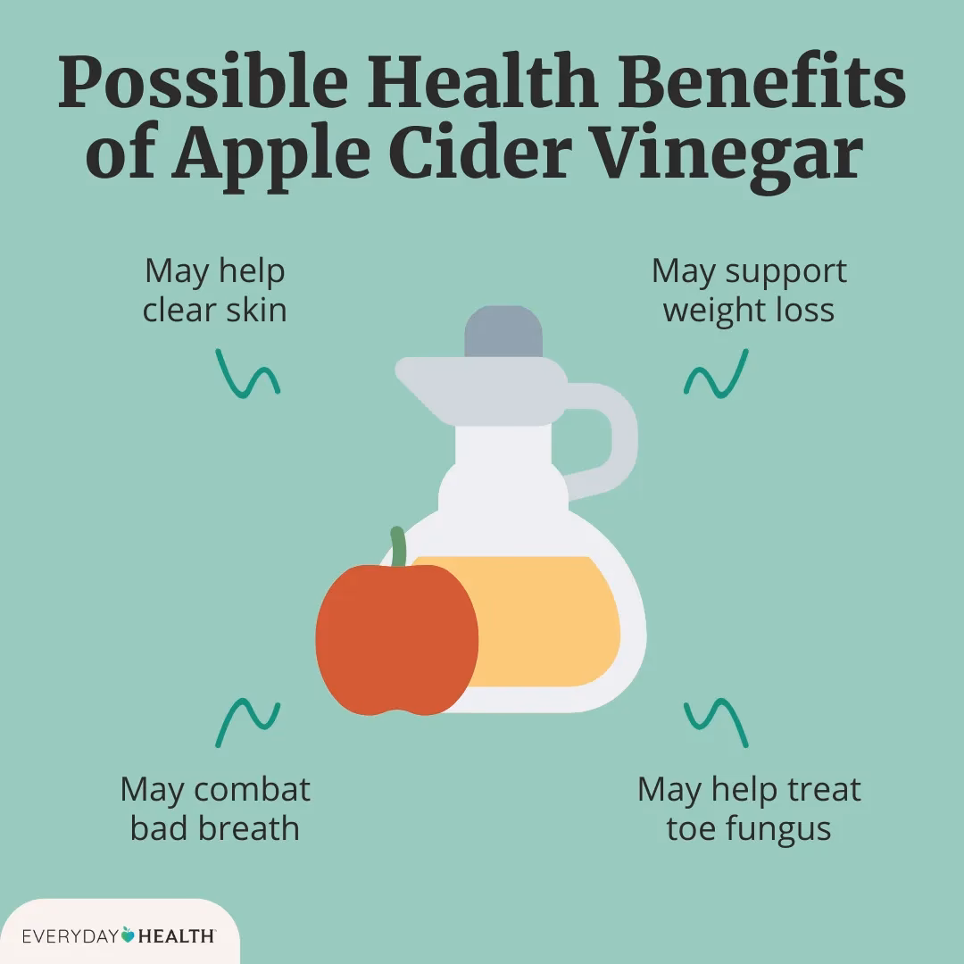 Does apple cider vinegar improve skin health?