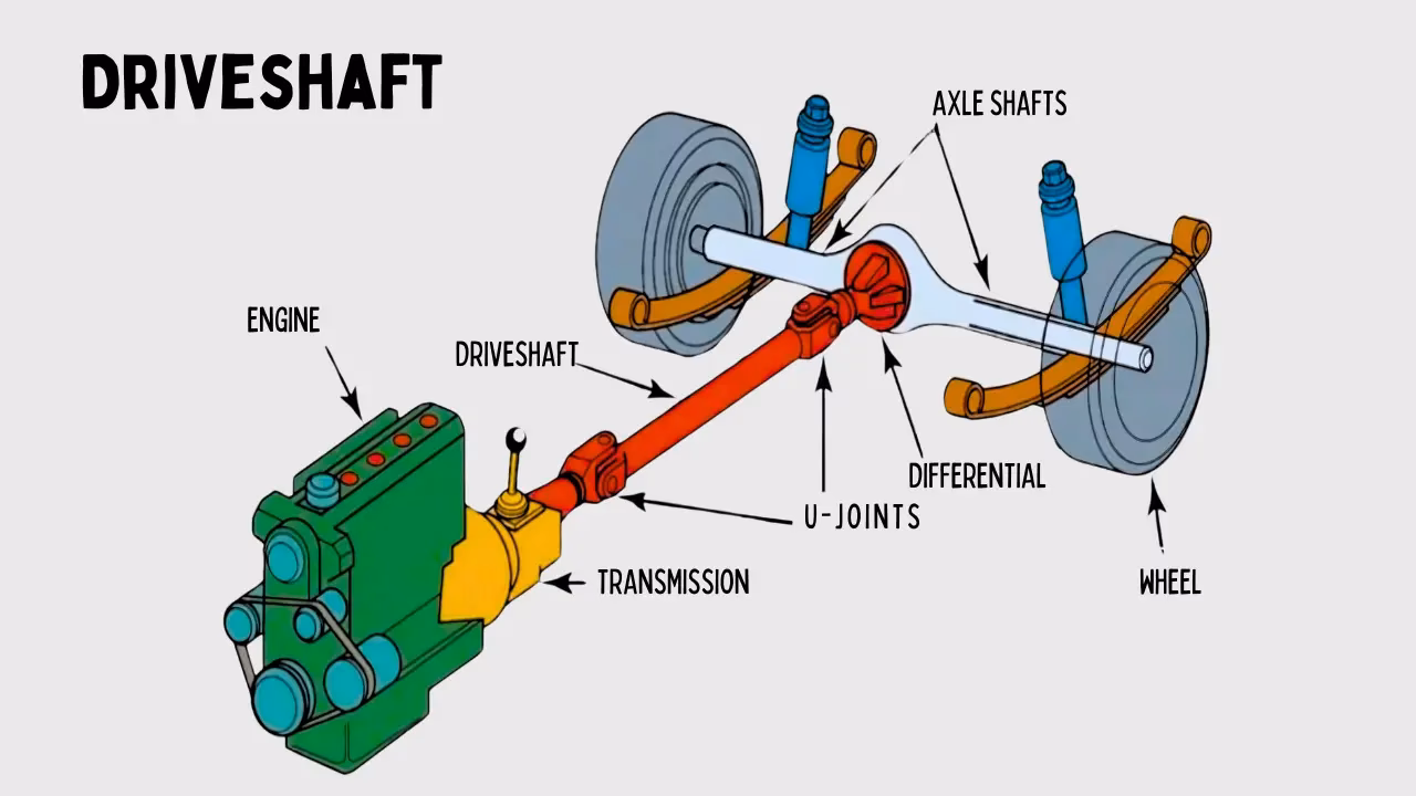 Can a rear diff be repaired if a prop shaft is replaced?