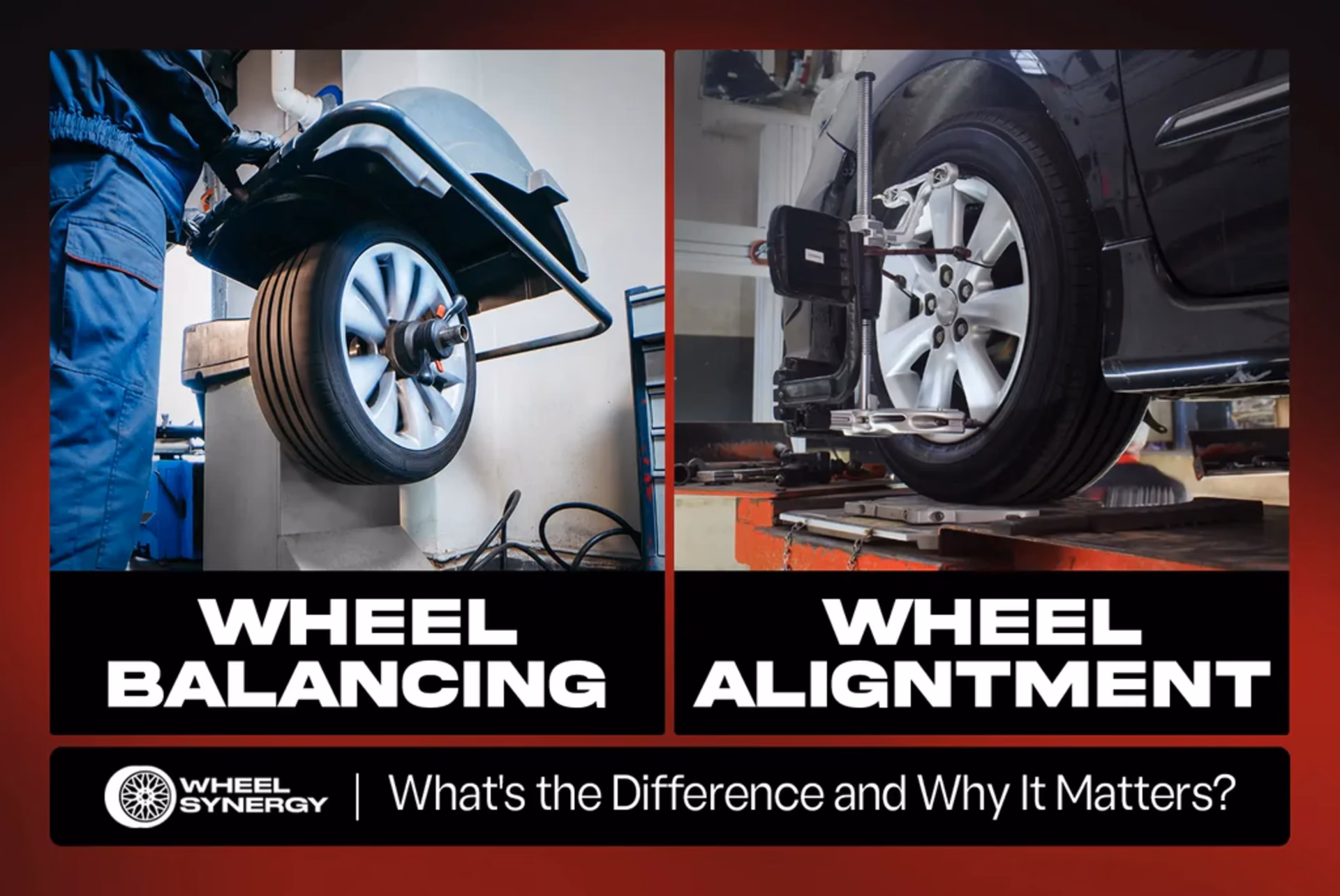 What is the difference between wheel alignment and wheel balancing?