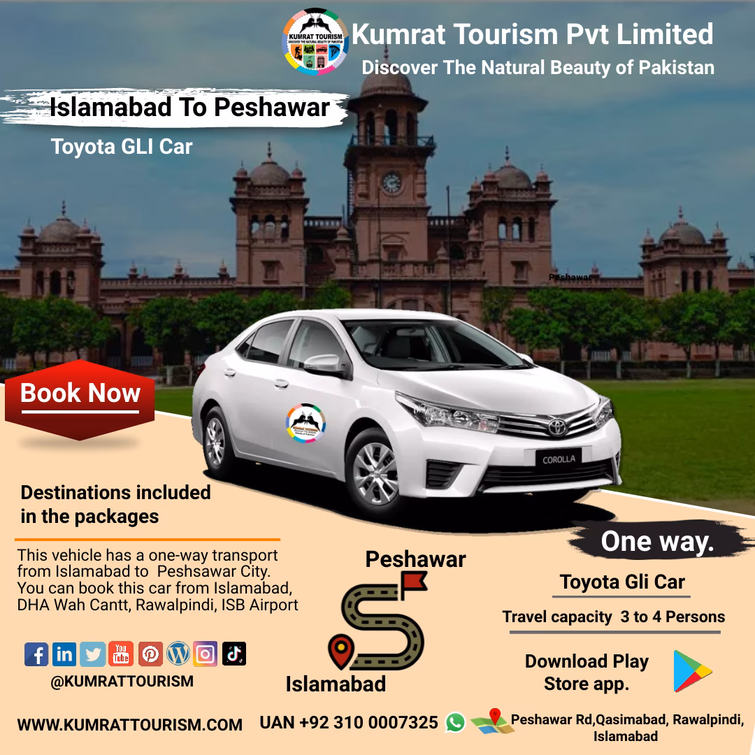 How to get to Peshawar airport?