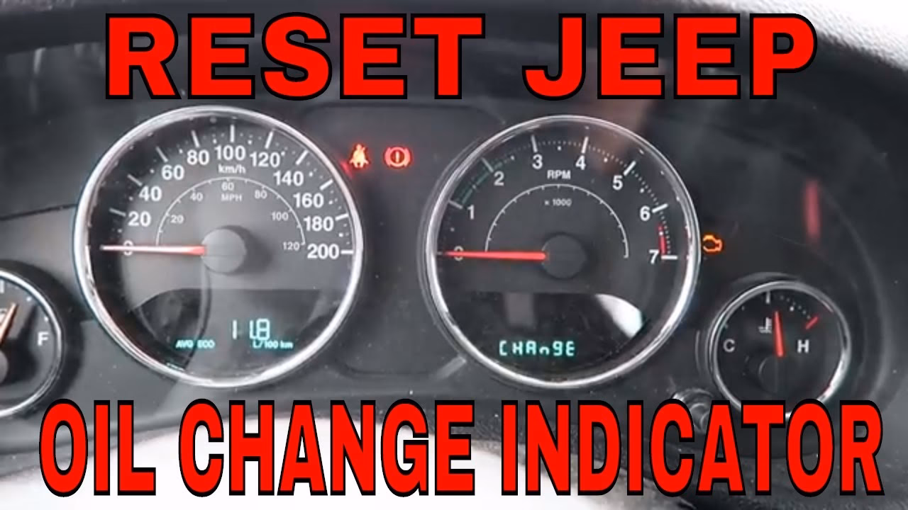 How do I Reset my Jeep Wrangler oil light?