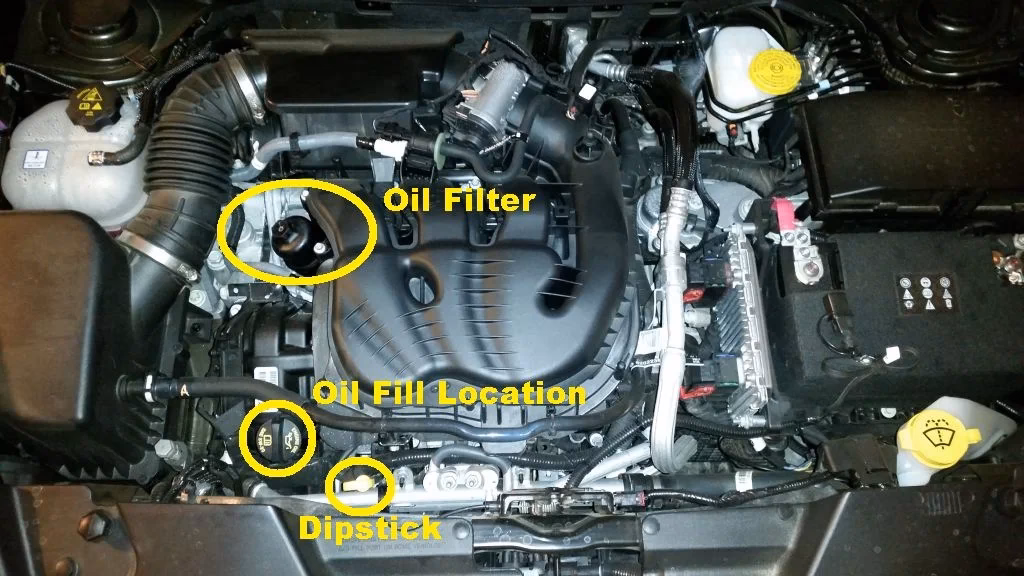How to change oil filter on 2015 Jeep Cherokee?