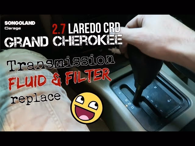 How do you check oil level on a WJ transmission?