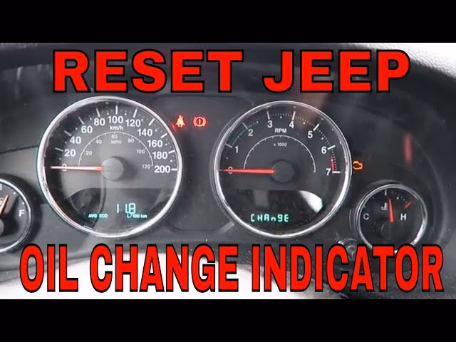 What does oil change required mean on a jeep?