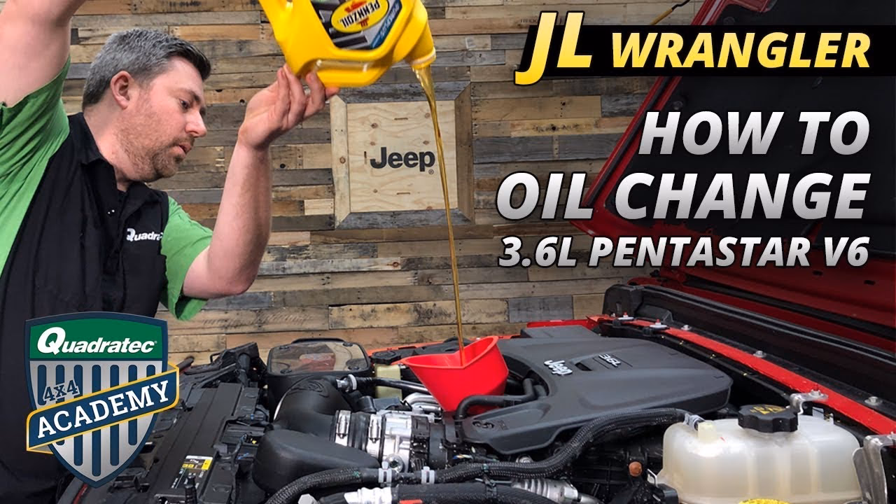 How to change oil & oil filter in 2018 Jeep Wrangler Unlimited sport?