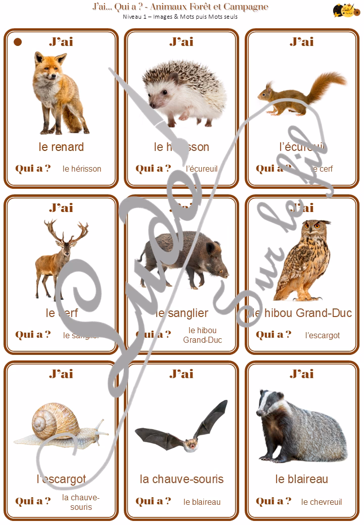 Comment s'entraîner au jeu des animaux?
