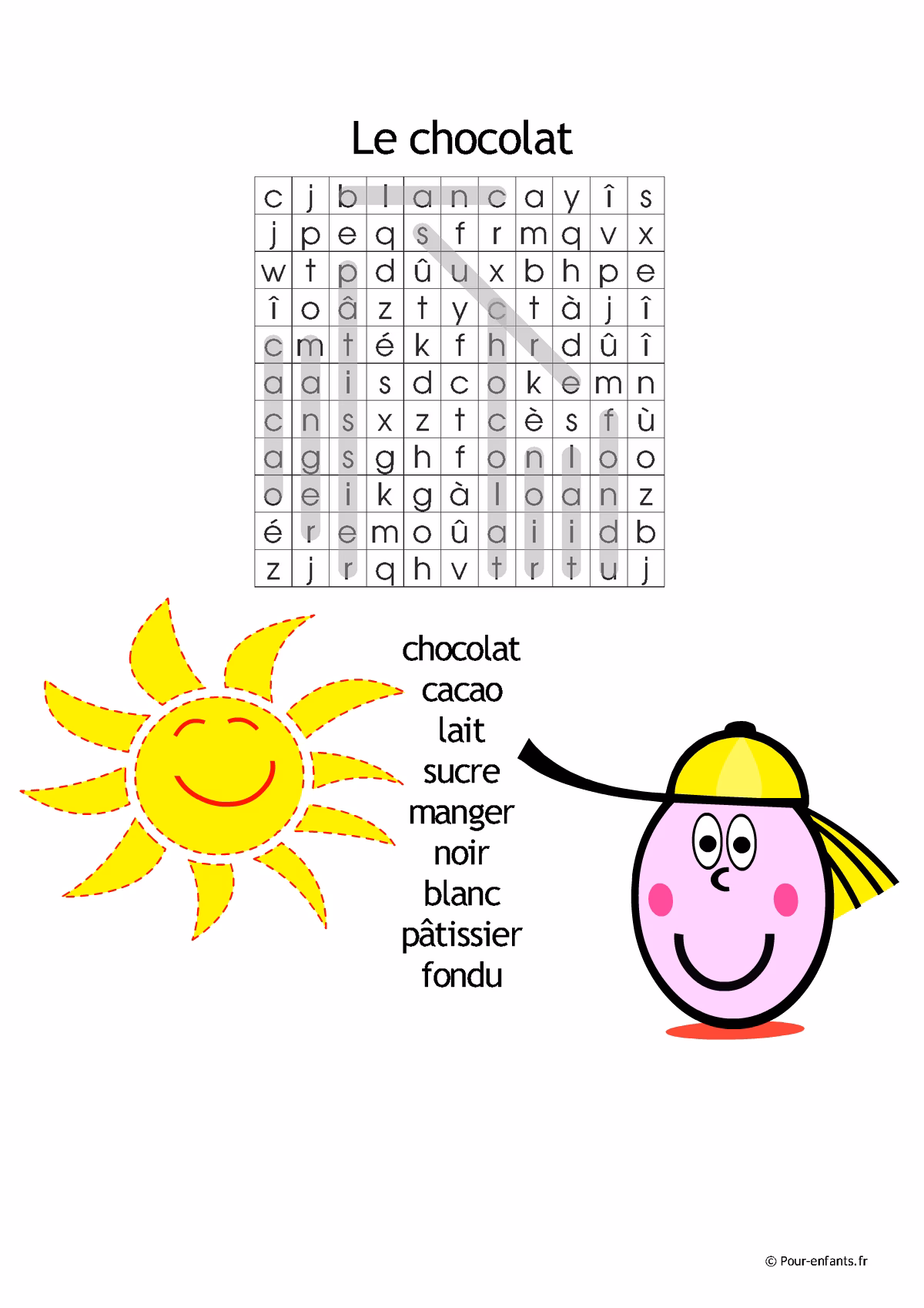 Comment trouver des mots de Pâques ?