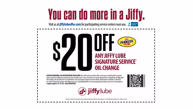 Does Jiffy Lube have coupons?