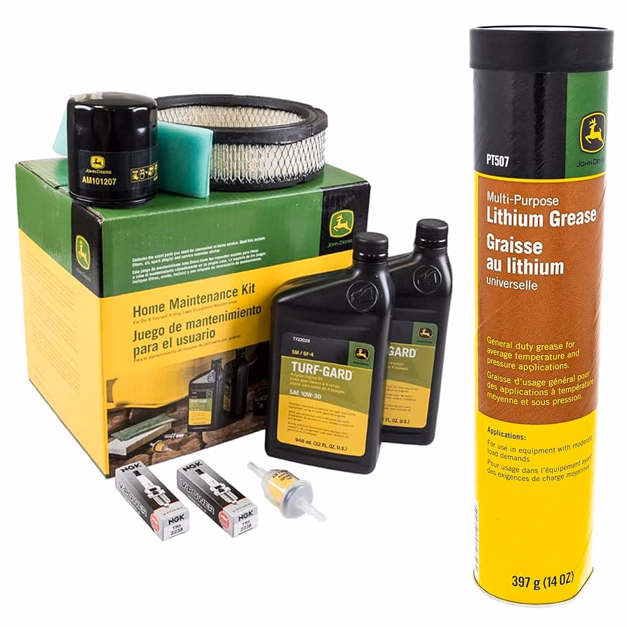 How to change the oil in a John Deere 318?