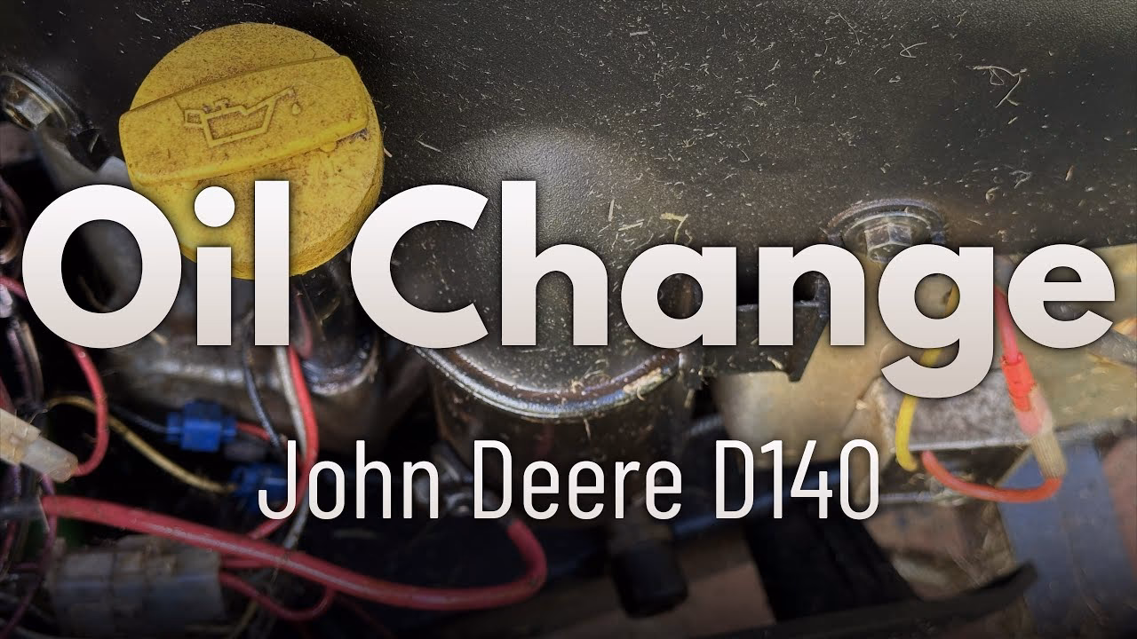 How to change the drive belt on a John Deere D140?
