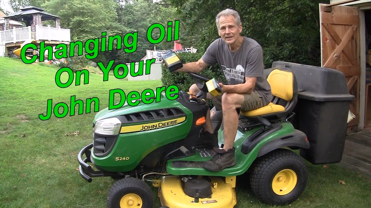 How do I service my John Deere s240 lawn tractor?