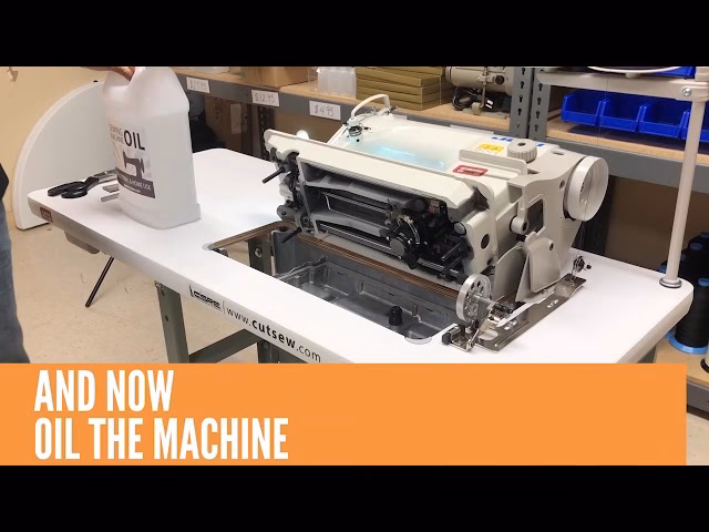 How do you set a bobbin on the JUKI DDL-8700A-7?