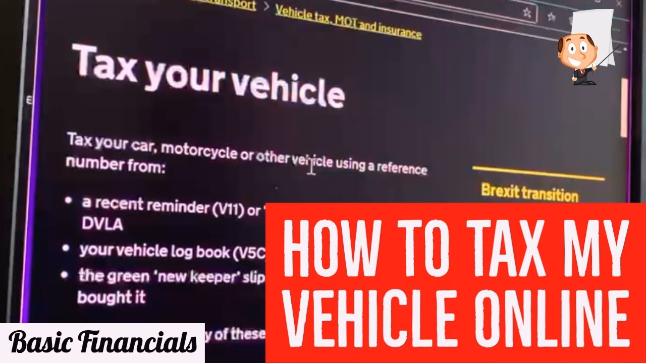 How do you tax a car online?