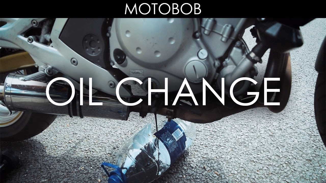 How do you change engine oil on a Kawasaki ER-6n?