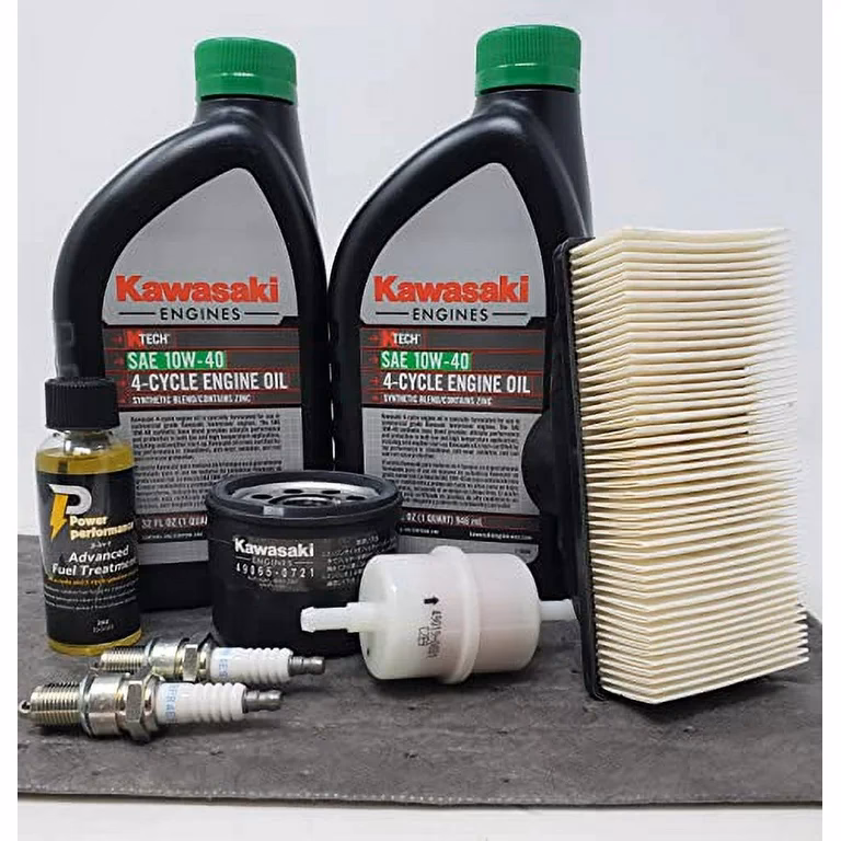 What is included in a Kawasaki maintenance kit?