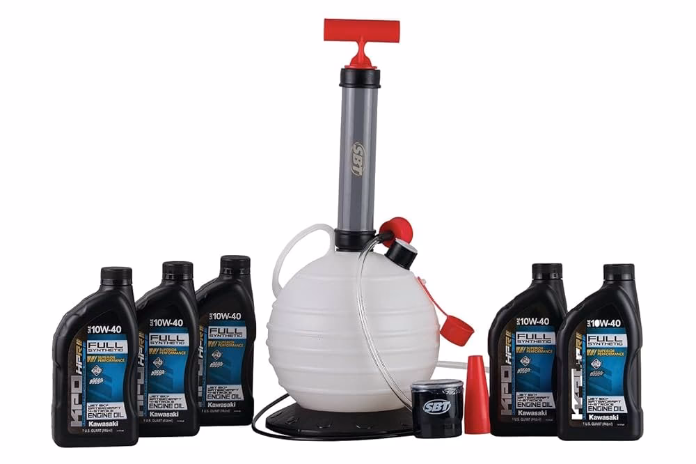 How to oil a jet ski engine?