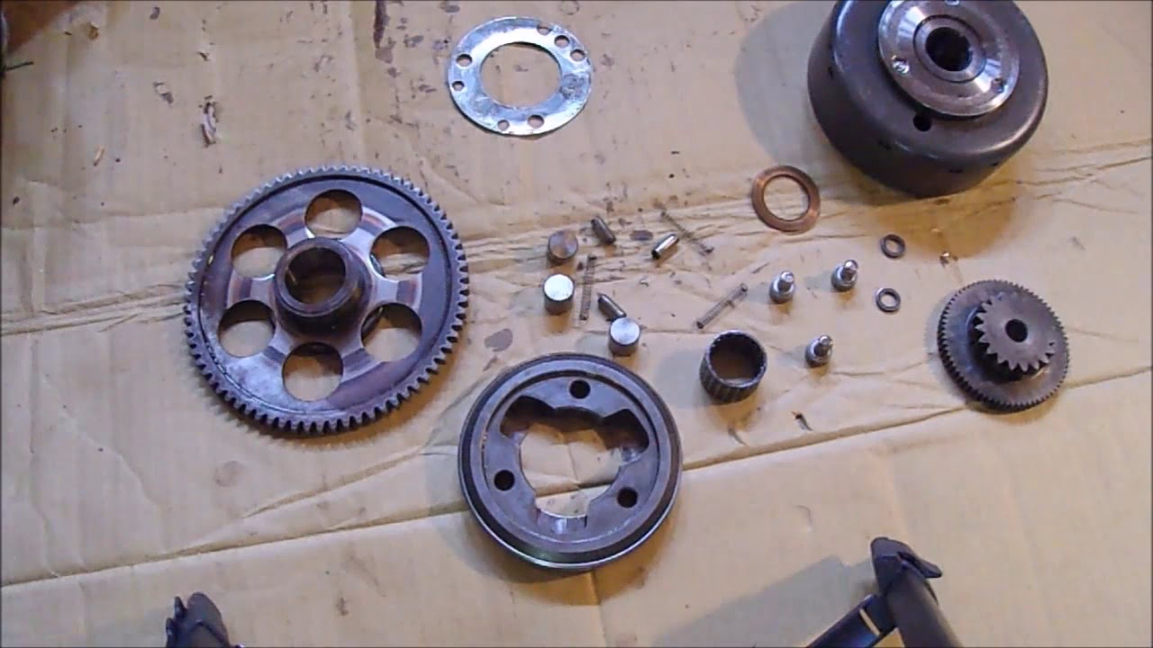 Will the starter clutch turn the motor over?