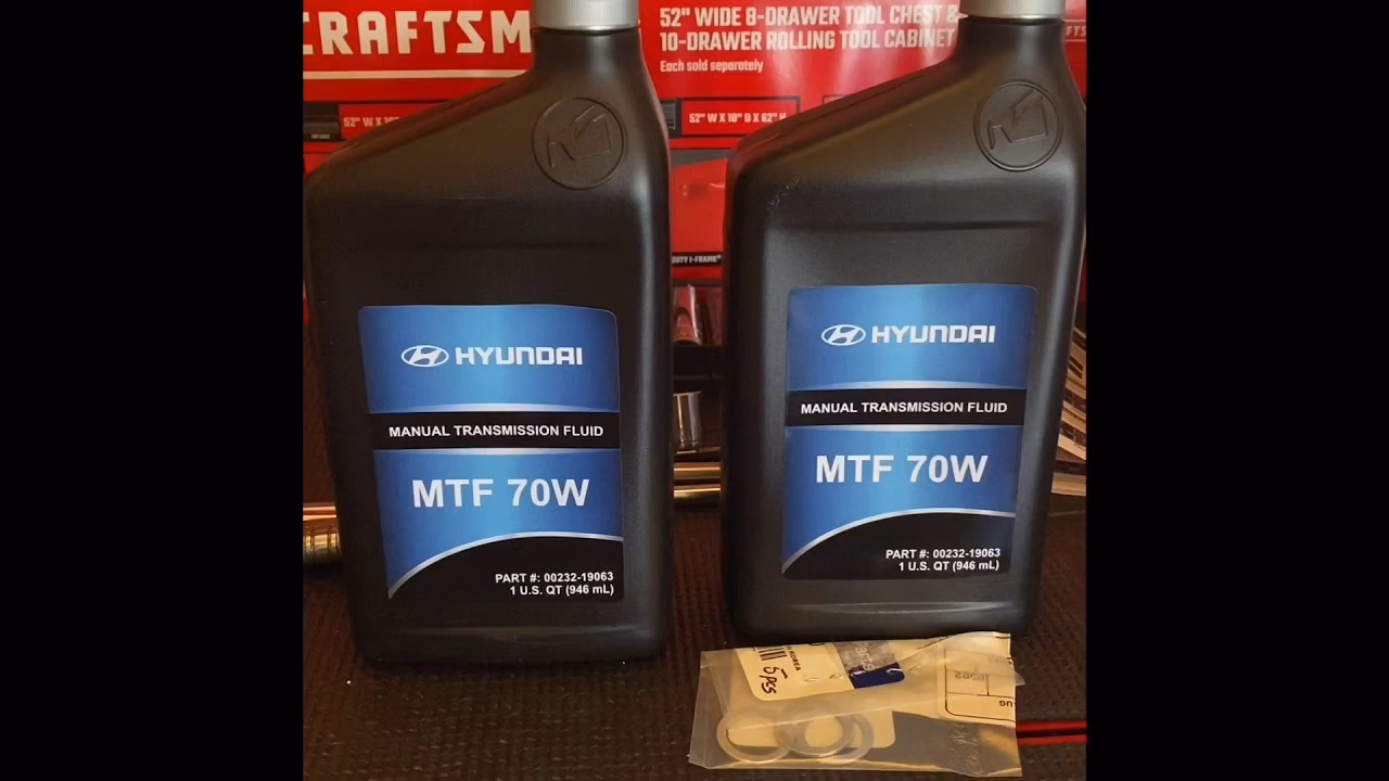 How much oil is in a Kia gearbox?