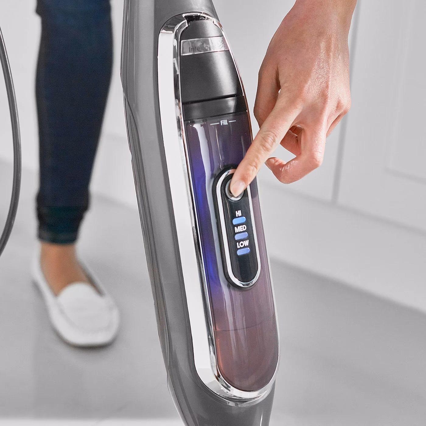What is a Klik n' Flip steam cleaner?