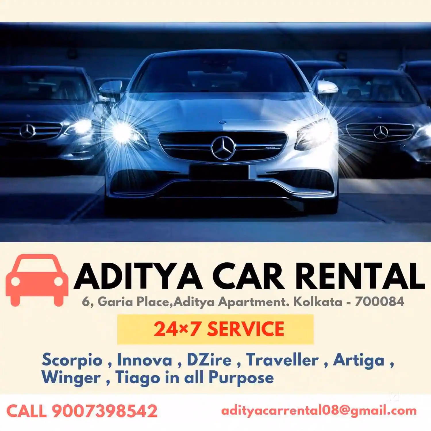 How to rent a car in Kolkata?