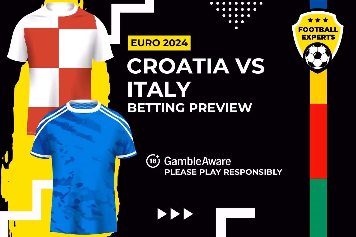 Who are the favourites for Croatia vs Italy?