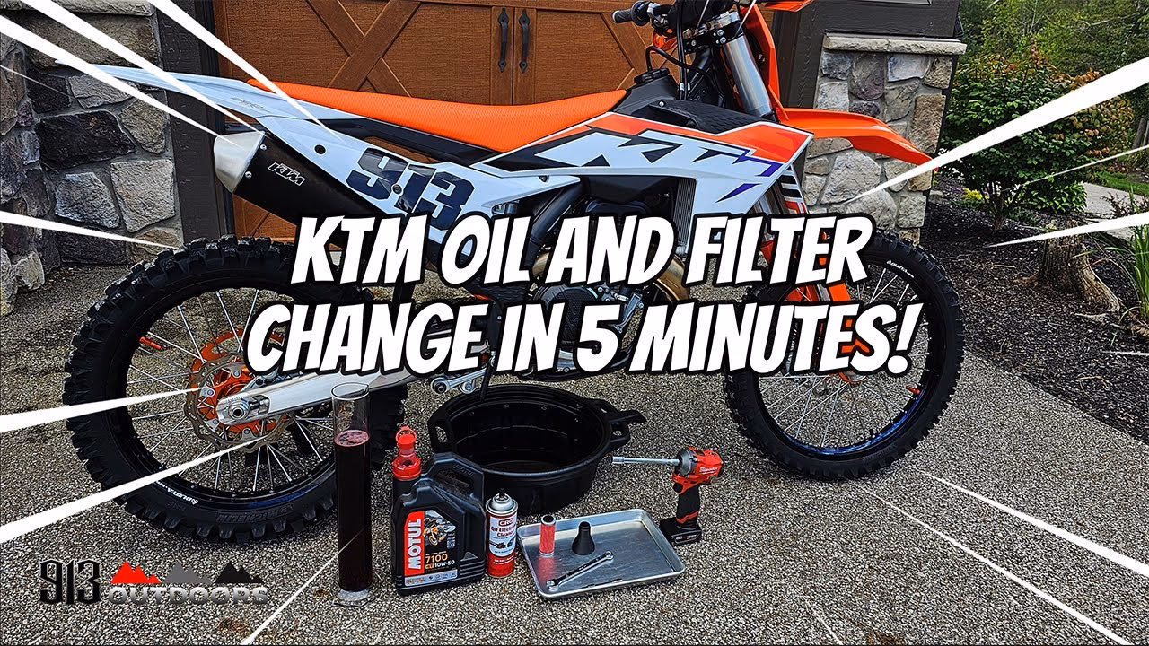 How often should a motocross bike oil be changed?
