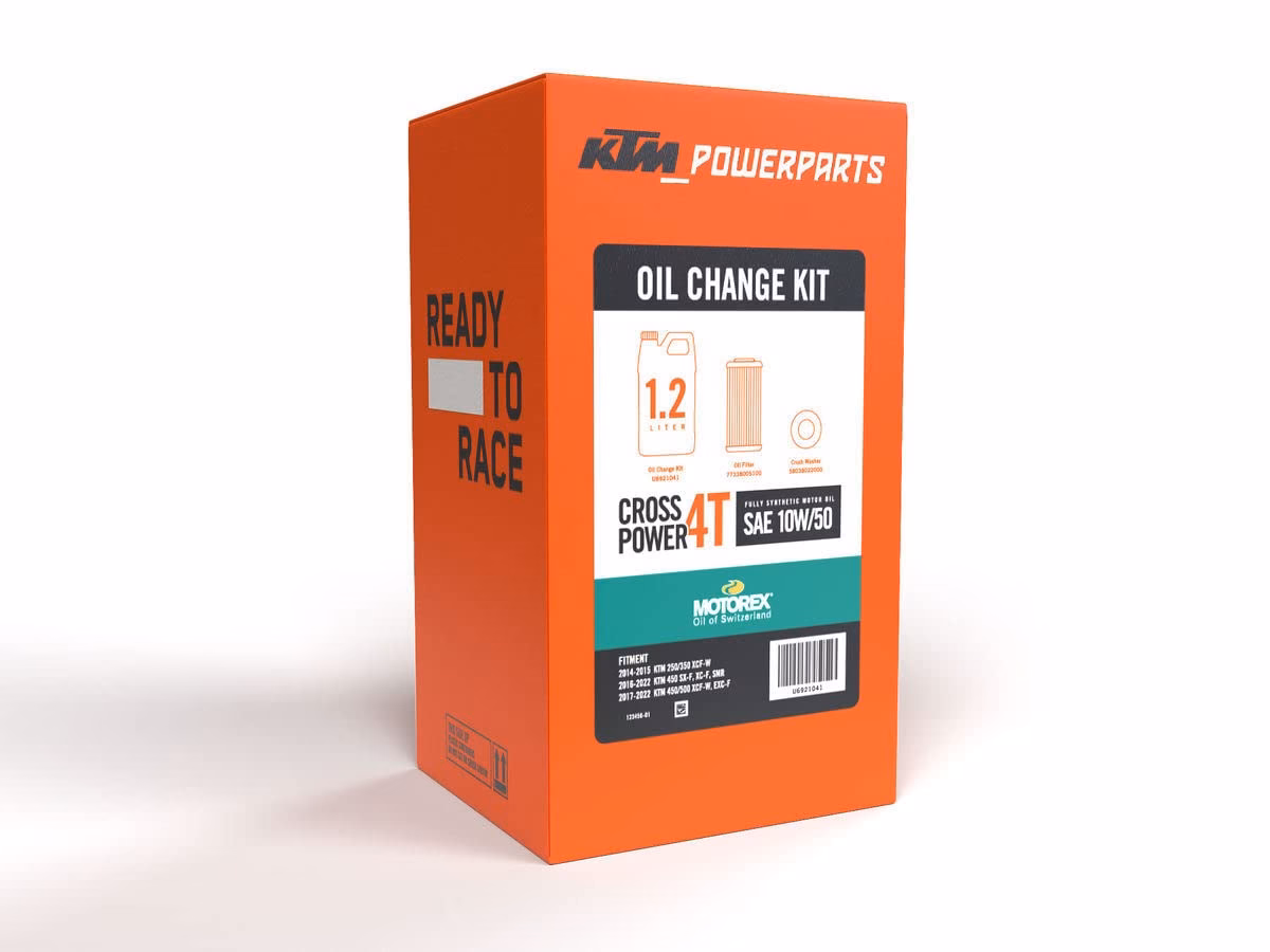 When did the KTM 450 get a new motor?