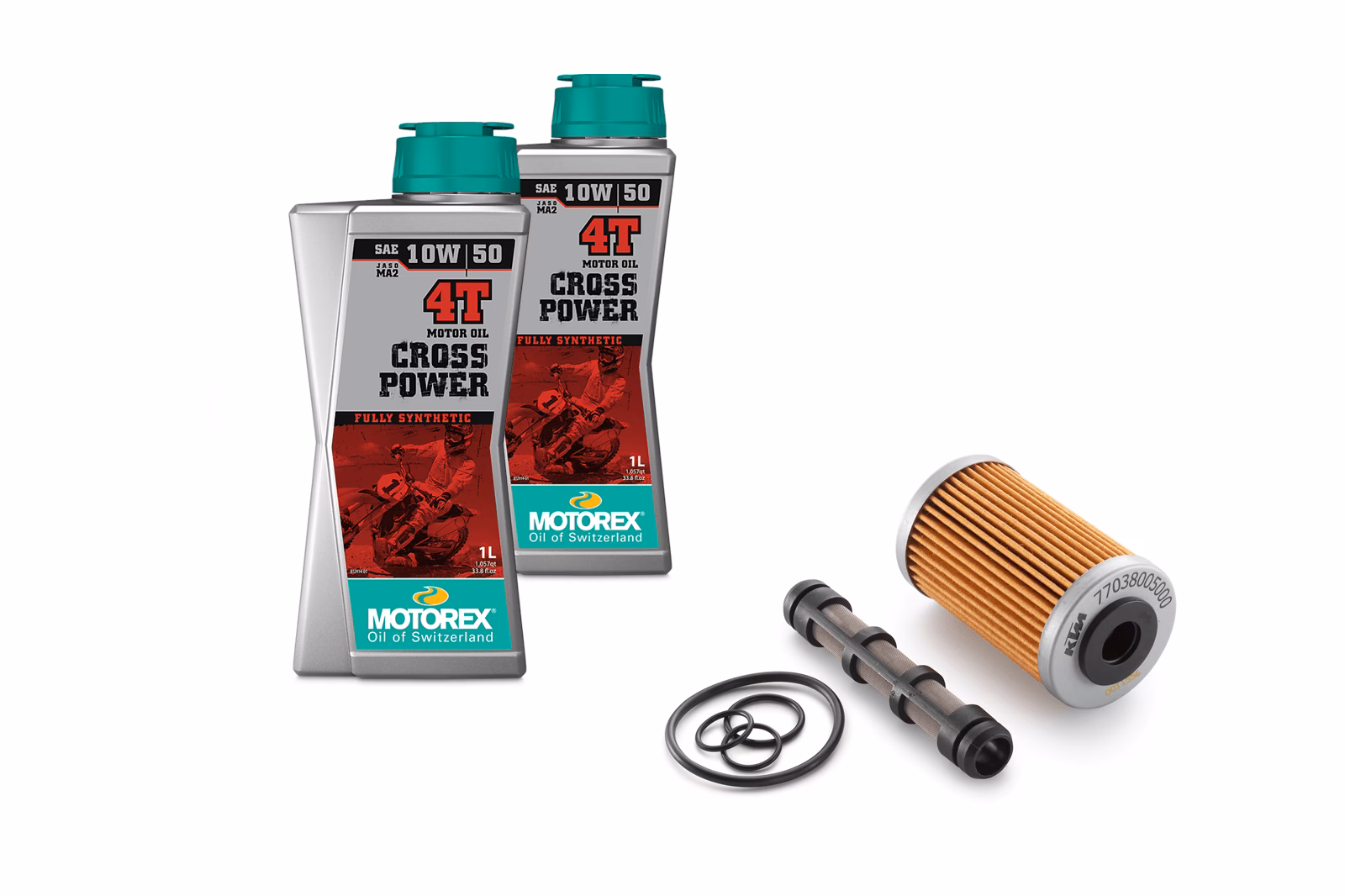 Does KTM use biodegradable hydraulic oil?