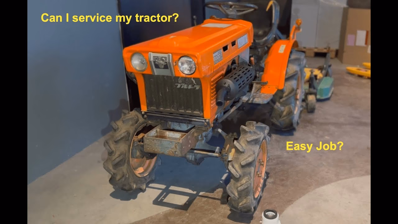 How to change engine oil on Kubota ZL600?